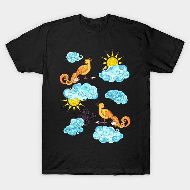 Fairytale Weather Forecast Print T-Shirt by lissantee